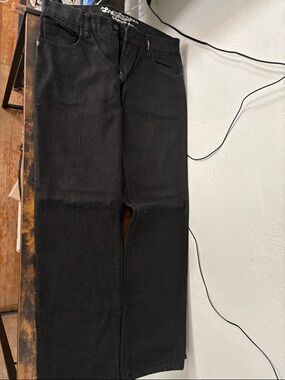 LRG Men's Relaxed Black Jeans